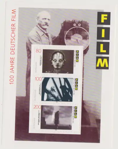 Bundesrep. Deutschland 1995 Nr 1815 – 1817; Block 33 Postfrisch / ** A4561