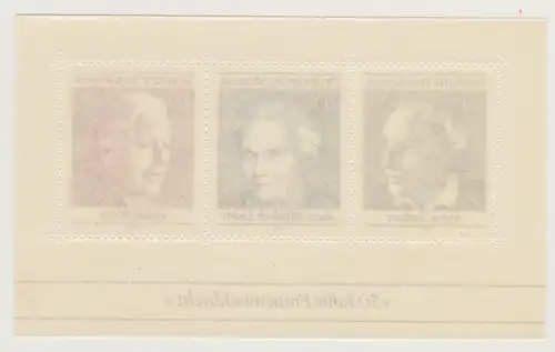 Bundesrep. Deutschland 1969 Nr 596 – 598; Block 5 Postfrisch / ** A4569