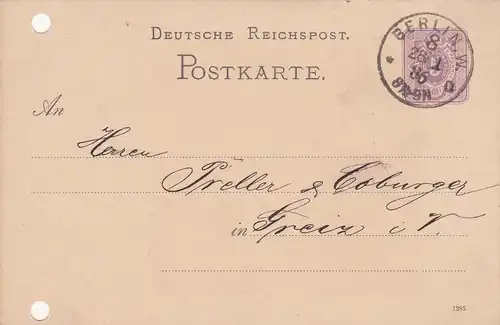 Deutsches Reich 1887 Nr 40 Brief A3135