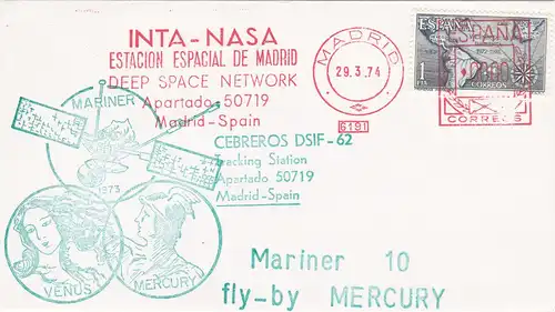 Spanien 1974 Brief A3170