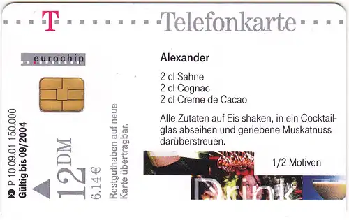 Telefonkarte P 10 09.01 