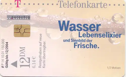 Telefonkarte P14 10.01 