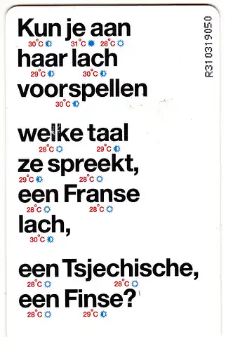 Telefonkarte Niederlande  2007