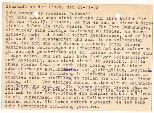 Bundesrep. Deutschland 1962 Nr 350 Brief A0187