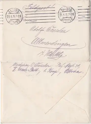 Deutsches Reich 1915 Sonstiges A1561