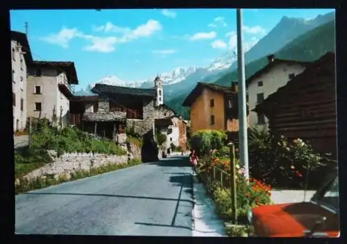 Villa di Chiavenna, Italien - Strassen-Idylle - AK, 1970