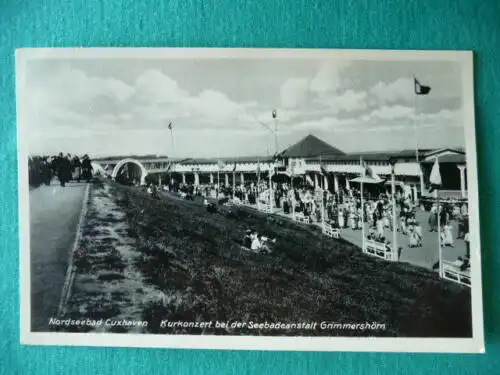 Cuxhaven GRIMMERSHÖRN - Kurkonzert, Promenade, 1936
