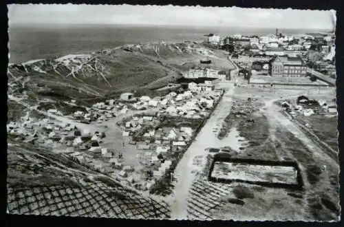 WESTERLAND / Sylt, Camping-, Zeltplatz - LUFTAUFNAHME - AK um 1960