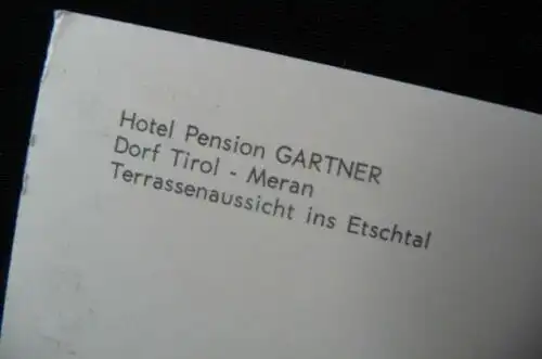 Hotel GARTNER - Dorf Tirol / Meran / Etschtal - AK, um 1970