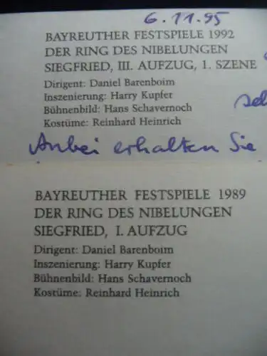 Wagner - Ring: SIEGFRIED, Akt I + III - Bayreuth, 1989/1992 - Barenboim / Kupfer