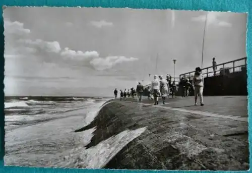 Norderney, Promenade / Strandpromenade - AK, um 1960