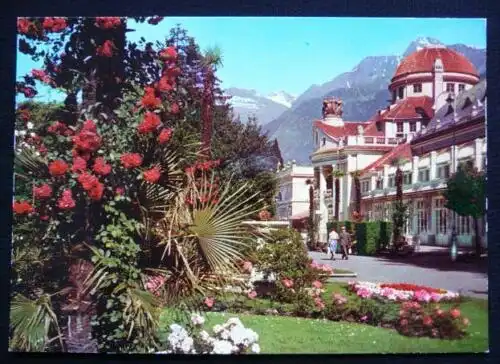 MERAN Kurpromenade mit Casinò - AK, 70er ?