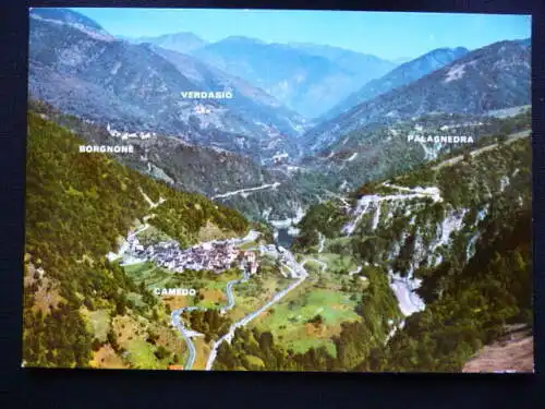Centovalli, Tessin - Camedo / Borgnone / Verdasio / Palagnedra - AK, 1970
