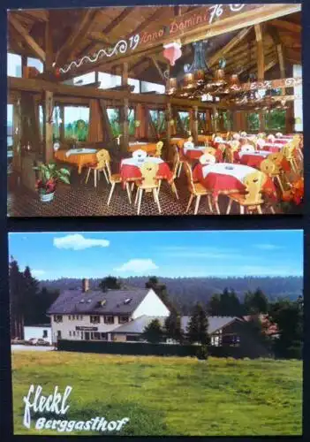FLECKL "Berggasthof" - Warmensteinach, Fichtelgebirge - 2 AK, OAB