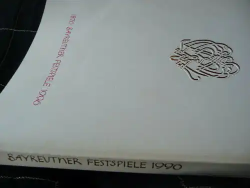 Festspielbuch 1996 - Wagner, Meistersinger / Oper, Bayreuth - MÄNGEL!