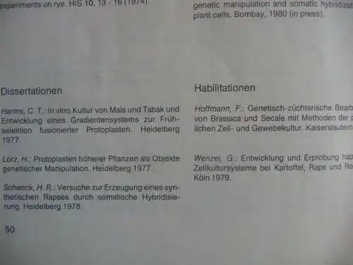 MPI Pflanzengenetik, Ladenburg - Pflanzenzüchtung Raps und Roggen - 4 / 1980