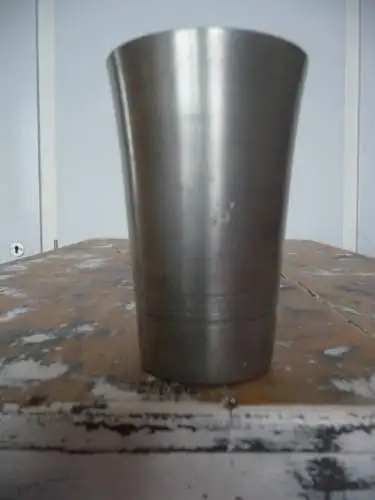 Zinnbecher, Reines Zinn - mid century