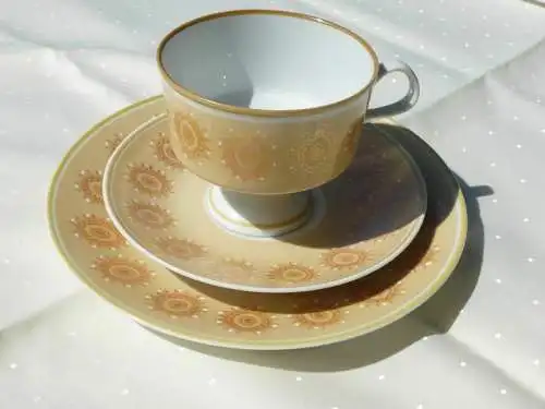 Sammeltasse Fine China Lichte DDR Gedeck 3 tlg. Vintage