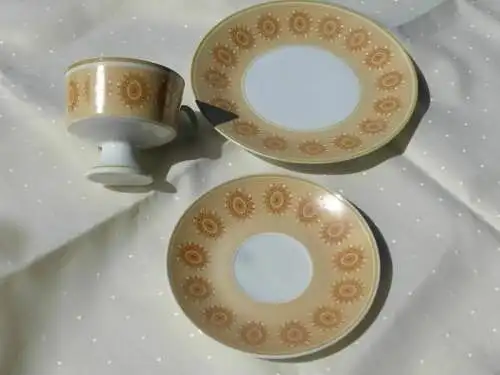 Sammeltasse Fine China Lichte DDR Gedeck 3 tlg. Vintage