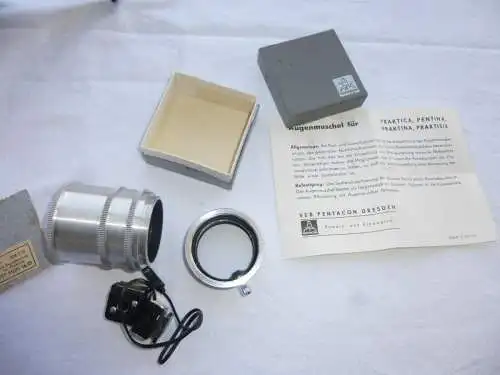 Praktica FX2 Kamera Meyer Optik 2,8/29 Objektiv Fotoapparat + Etui Hülle + Stativ