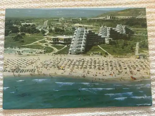 [Echtfotokarte farbig] Albena - Kurort Albena Bulgarien Schwarzes Meer. 