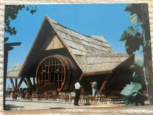 [Echtfotokarte farbig] Slantschev Brjag - Restaurant Batschvata, Bulgarien, Sonnenstrand - Restaurant. 