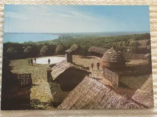 [Echtfotokarte farbig] Slantschev Brjag - Restaurant "Stradshansky Kolibi", Bulgarien, Sonnenstrand. 
