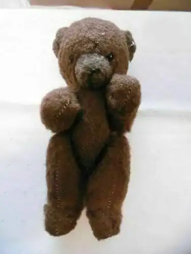 Teddibär, 4 bewegliche Gliedmaßen, 20 cm Antik  - ca. 1950