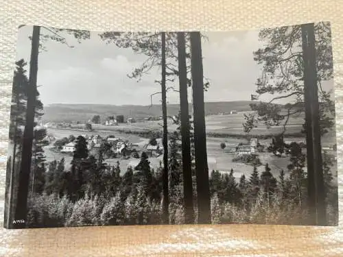 [Echtfotokarte schwarz/weiß] Luftkurort Sohl bei Bad Elster. 