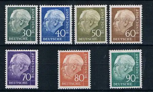BRD-Freimarken 1956-57