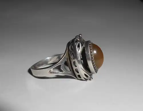 Karneol Ring aus der UdSSR 925 Silber Gr. 16,5