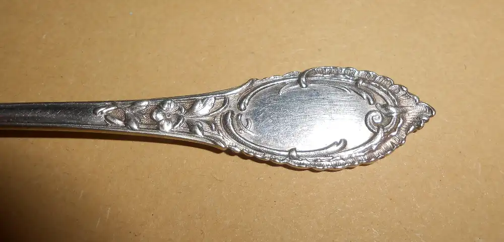 Zwei antike Teelöffel Silber 84er 875er Russisches Kaiserreich Russland 4