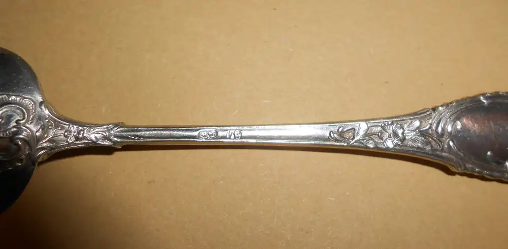 Zwei antike Teelöffel Silber 84er 875er Russisches Kaiserreich Russland 5