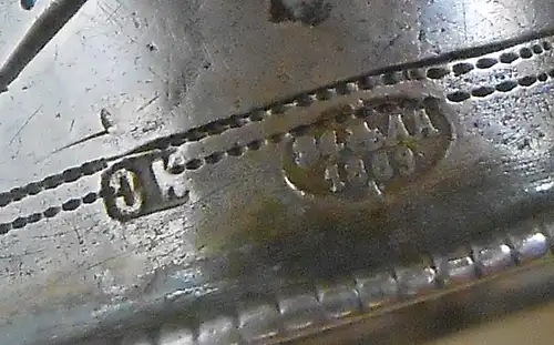 Antiker Serviettenring Silber 84er 875er Russisches Kaiserreich 1889