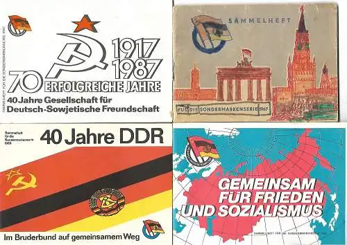 16 Sammelhefte DDR DSF 1967 - 1989 Gesellschaft für Deutsch-Sowjetische Freundschaft: 16 Sammelhefte DDR DSF 1967 - 1989 Gesellschaft für Deutsch-Sowjetische Freundschaft. 