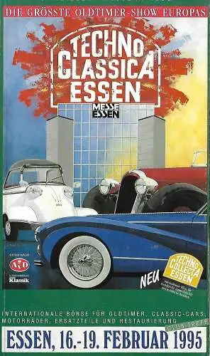 Techno Classica Essen 1995 - Offizieller Messekatalog: Techno Classica Essen 1995 - Offizieller Messekatalog - Die größte Oldtimershow  Europas. 