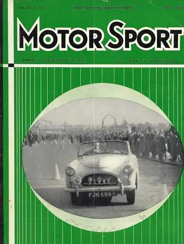 Motor Sport - März 1955: TECC Cat's Eyes Rally, Racing Mechanic, Triumpf, AC, Jaguar, Austin Healey,  ... 