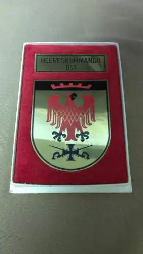 Wappenschild "Heereskommando Ost" in Verpackung