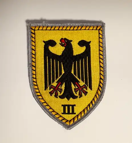 Verbandsabzeichen Aufnäher Bundeswehr III. Korps