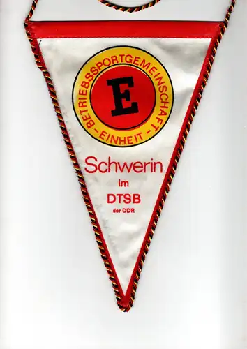 Wimpel BGS Einheit Schwerin im DTSB der DDR