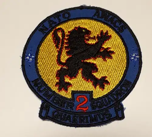 Aufnäher Patch Nato Awacs Number 2 Squadron