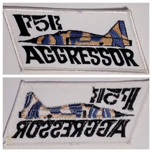 USA Patch Aufnäher US Air Force USAF F5E Tiger Aggressor