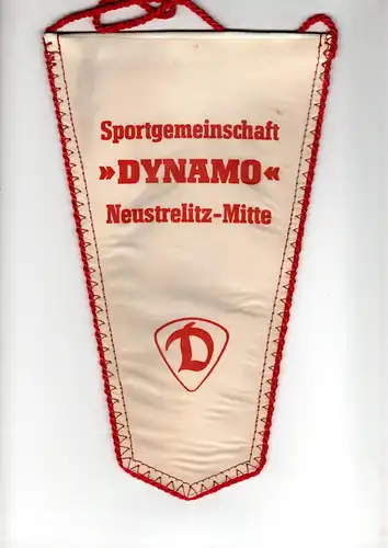 DDR Wimpel Sportgemeinschaft "Dynamo" Neustrelitz Mitte