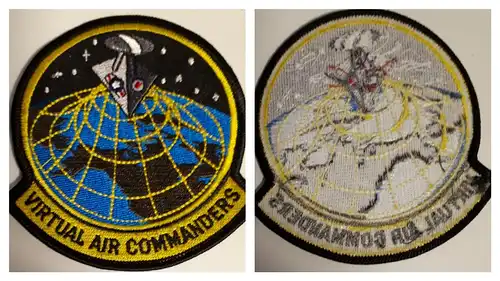 Aufnäher US Air Force Combat Simulation / Virtual Air Commanders