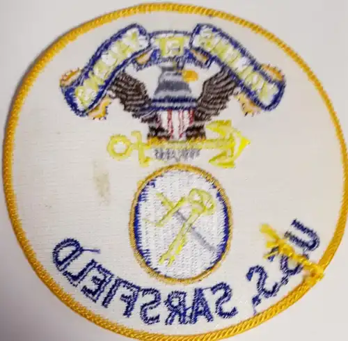 Aufnäher Patch US Navy USS Sarsfield (DD 837)