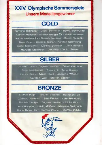 Wimpel XXIV. Olympische Sommerspiele `88