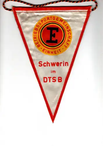 Wimpel BGS Einheit Schwerin im DTSB