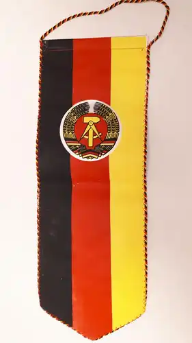 DDR Wimpel XII. Bezirks- Kinder- und Jugendspartakiade Schwerin 1986
