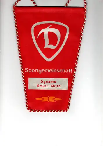 DDR Wimpel Sportgemeinschaft Dynamo Erfurt Mitte