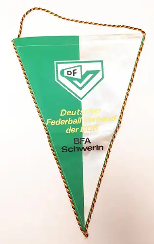 DDR Wimpel Deutscher Federball Verband der DDR BFA Schwerin